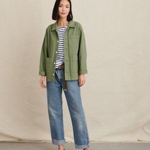 Alex Mill Britt Work Jacket in Recycled Denim